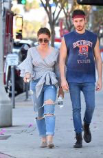 HILARY DUFF and Matthew Koma at Fairfax Flea Market in Studio City 12/03/2017