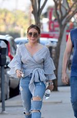 HILARY DUFF and Matthew Koma at Fairfax Flea Market in Studio City 12/03/2017