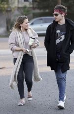 HILARY DUFF and Matthew Koma Out for Coffee in Studio City 12/05/2017
