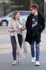 HILARY DUFF and Matthew Koma Out for Coffee in Studio City 12/05/2017