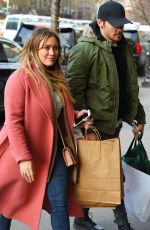 HILARY DUFF and Matthew Koma Out Shopping in New York 12/19/2017