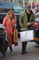 HILARY DUFF and Matthew Koma Out Shopping in New York 12/19/2017