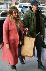 HILARY DUFF and Matthew Koma Out Shopping in New York 12/19/2017