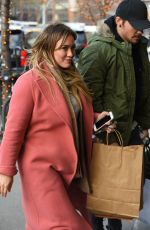 HILARY DUFF and Matthew Koma Out Shopping in New York 12/19/2017