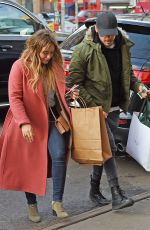 HILARY DUFF and Matthew Koma Out Shopping in New York 12/19/2017