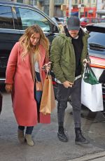 HILARY DUFF and Matthew Koma Out Shopping in New York 12/19/2017
