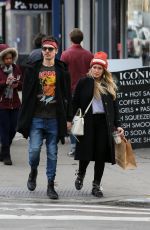 HILARY DUFF and Matthew Koma Out Shopping in New York 12/20/2017