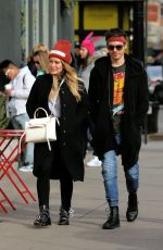 HILARY DUFF and Matthew Koma Out Shopping in New York 12/20/2017