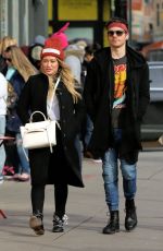 HILARY DUFF and Matthew Koma Out Shopping in New York 12/20/2017