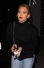 HILARY DUFF Leaves Balayage Hair Salon in Beverly Hills 12/11/2017