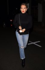 HILARY DUFF Leaves Balayage Hair Salon in Beverly Hills 12/11/2017