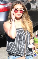 HILARY DUFF Out and About in Bverly Hills 12/29/2017