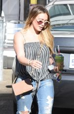 HILARY DUFF Out and About in Bverly Hills 12/29/2017