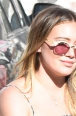 HILARY DUFF Out and About in Bverly Hills 12/29/2017