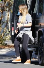 HILARY DUFF Out and About in Los Angeles 12/12/2017