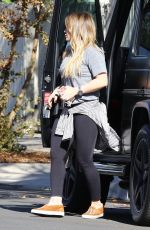 HILARY DUFF Out and About in Los Angeles 12/12/2017