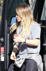 HILARY DUFF Out and About in Los Angeles 12/12/2017