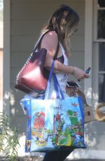 HILARY DUFF Out for Iced Coffee in Studio City 12/01/2017