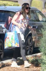 HILARY DUFF Out for Iced Coffee in Studio City 12/01/2017