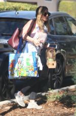 HILARY DUFF Out for Iced Coffee in Studio City 12/01/2017