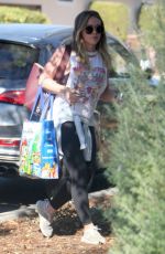 HILARY DUFF Out for Iced Coffee in Studio City 12/01/2017