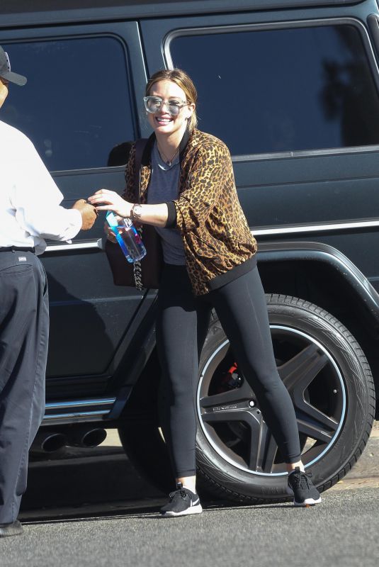 HILARY DUFF Out for Lunch at Joan