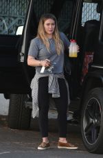 HILARY DUFF Out in Los Angeles 12/12/2017