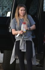 HILARY DUFF Out in Los Angeles 12/12/2017