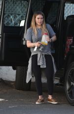 HILARY DUFF Out in Los Angeles 12/12/2017