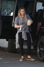 HILARY DUFF Out in Los Angeles 12/12/2017
