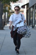 HILARY DUFF Out Shopping in Los Angeles 12/08/2017