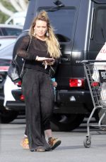HILARY DUFF Out Shopping in Los Angeles 12/23/2017