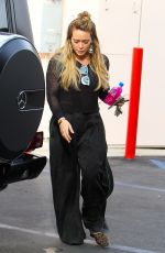 HILARY DUFF Out Shopping in Los Angeles 12/23/2017
