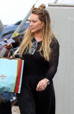 HILARY DUFF Out Shopping in Los Angeles 12/23/2017