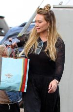 HILARY DUFF Out Shopping in Los Angeles 12/23/2017