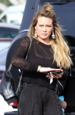 HILARY DUFF Out Shopping in Los Angeles 12/23/2017