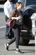 HILARY DUFF Picks Up Lunch in Los Angeles 11/30/2017
