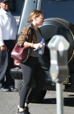 HILARY DUFF Picks Up Lunch in Los Angeles 11/30/2017