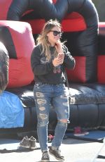 HILARY DUFF Shopping at Farmer