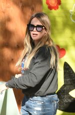 HILARY DUFF Shopping at Farmer