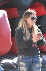 HILARY DUFF Shopping at Farmer