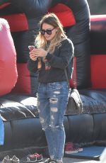HILARY DUFF Shopping at Farmer