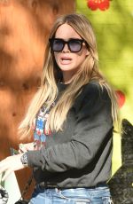 HILARY DUFF Shopping at Farmer