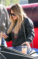 HILARY DUFF Shopping at Farmer
