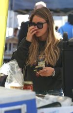 HILARY DUFF Shopping at Farmer