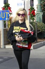 HOLLY MADISON Out Shopping in Los Angeles 12/11/2017