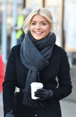 HOLLY WILLOGHBY on the Set of This Morning in London 12/12/2017