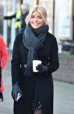 HOLLY WILLOGHBY on the Set of This Morning in London 12/12/2017