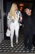 IGGY AZALEA Out for Dinner with Nick Young in West Hollywood 12/17/2017