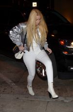 IGGY AZALEA Out for Dinner with Nick Young in West Hollywood 12/17/2017
